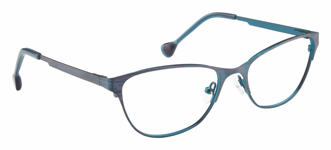 Aqua Blue Full Rim Cat Eye Eyeglasses LL158
