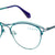 Aqua Blue Full Rim Cat Eye Eyeglasses M3215