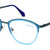 Aqua Blue Full Rim Oval Eyeglasses U1198