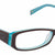 Aqua Blue Full Rim Rectangle Eyeglasses LL112