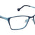 Aqua Blue Full Rim Rectangle Eyeglasses LL163