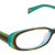 Aqua Blue Transparent Full Rim Oval Eyeglasses LL111