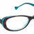Aqua Blue Transparent Full Rim Rectangle Eyeglasses LL136