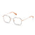 Black Full Frame Rectangle Eyeglasses CSNY30080