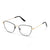 Black Full Frame Rectangle Eyeglasses CSNY30084