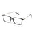 Black Full Frame Rectangle Eyeglasses CSNY30087