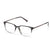 Black Full Frame Rectangle Eyeglasses CSNY30090