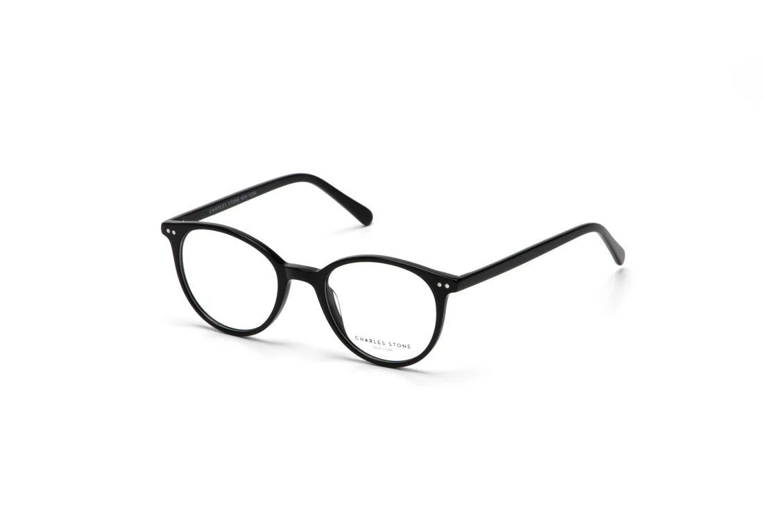 Black Full Frame Round Eyeglasses CSNY30106