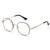 Black Full Frame Round Eyeglasses CSNY30122