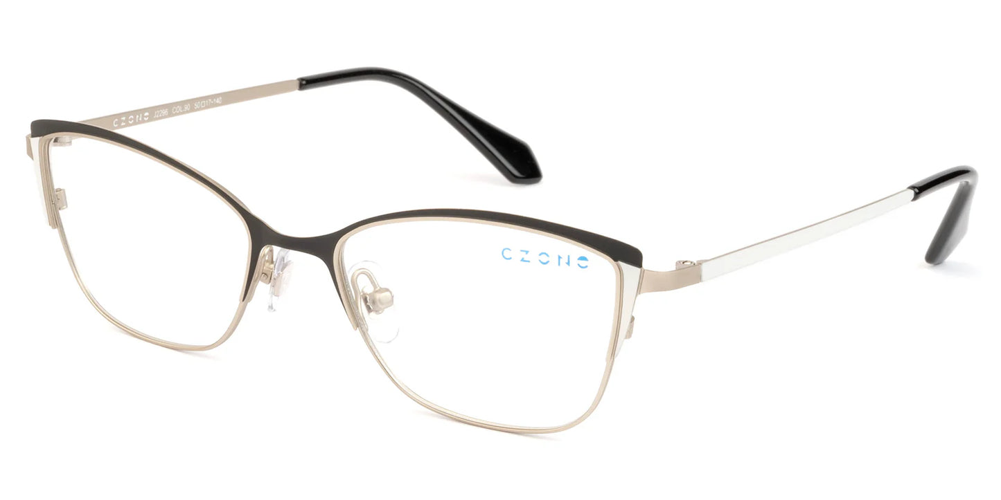 Black Full Rim Cat Eye Eyeglasses J2296