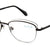 Black Full Rim Cat Eye Eyeglasses U2231