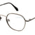 Black Full Rim Oval Eyeglasses J2288