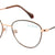 Black Full Rim Oval Eyeglasses W2255