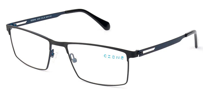 Black Full Rim Rectangle Eyeglasses U5202
