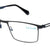 Black Full Rim Rectangle Eyeglasses U5202