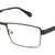 Black Full Rim Rectangular Eyeglasses A5195