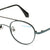 Black Full Rim Round Eyeglasses E1194