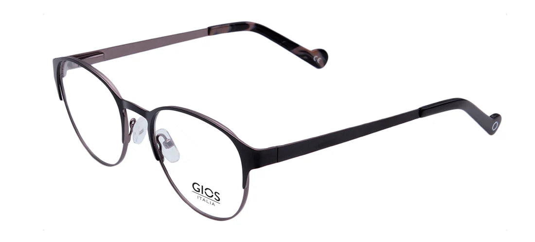 Black Full Rim Round Eyeglasses GI LP100035