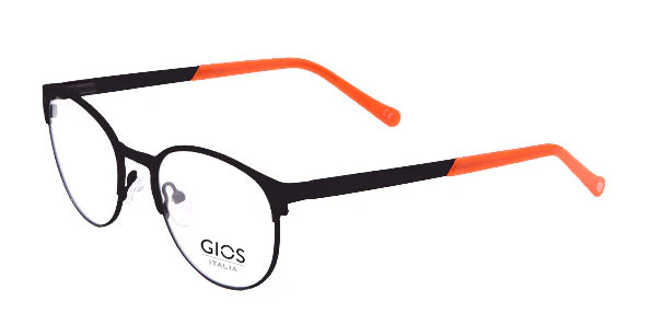 Black Full Rim Round Eyeglasses GI LP100049