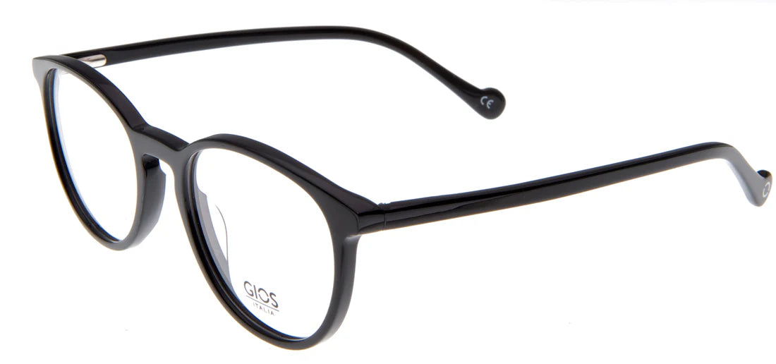 Black Full Rim Round Eyeglasses GI RF500072