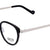 Black Full Rim Round Eyeglasses GI SN200025