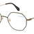Black Full Rim Round Eyeglasses U1202