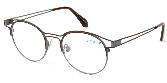 Black Full Rim Round Eyeglasses U1205