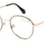Black Full Rim Round Eyeglasses W2256