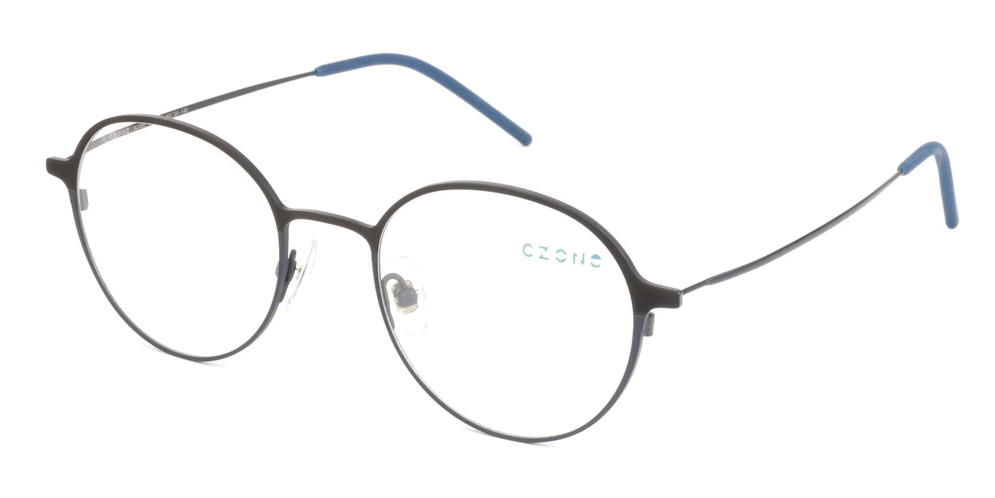 Black Full Rim Round Eyeglasses  X2269