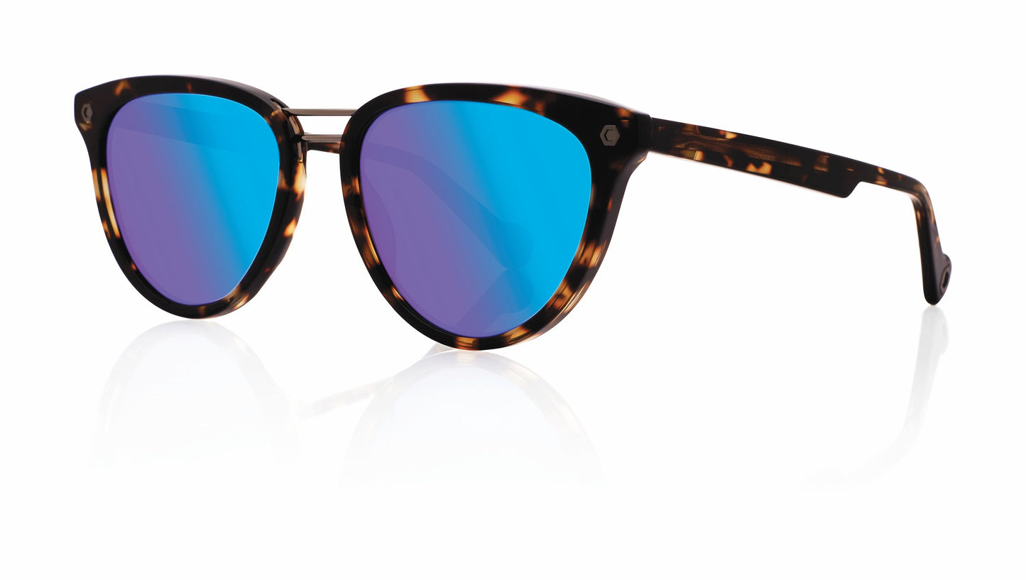 Black Full Rim Round Sunglasses Camilla C2 Tort KRS029