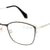Black Full Rim Square Eyeglasses J2298