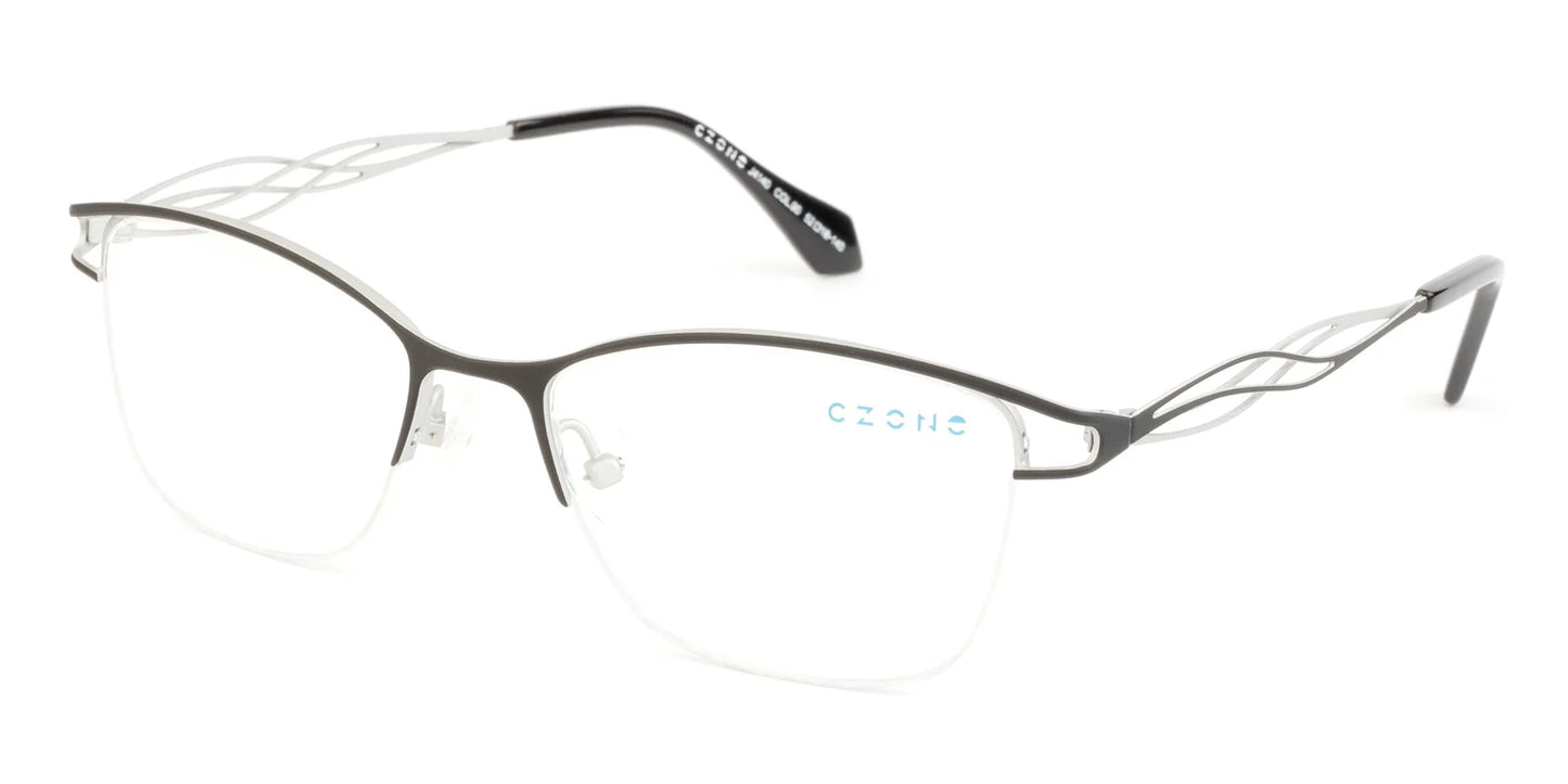 Black Full Rim Square Eyeglasses J4140
