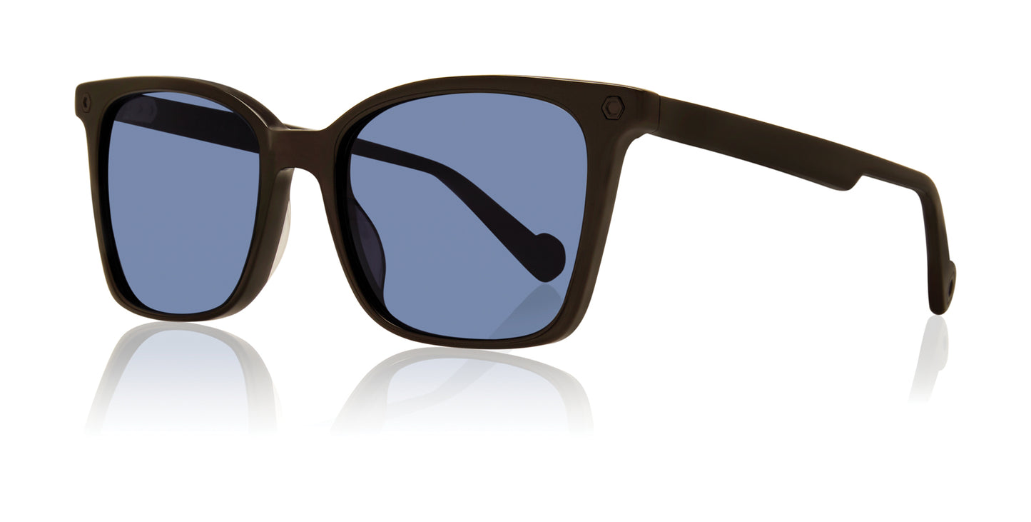 Black Full Rim Square Sunglasses Piper C1 Noir KRS033