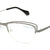 Black Semi-Rimless Cat Eye Eyeglasses A4134