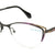 Black Semi-Rimless Cat Eye Eyeglasses E4135