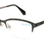 Black Semi-Rimless Oval Eyeglasses A1177