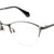 Black Semi-Rimless Square Eyeglasses J2289