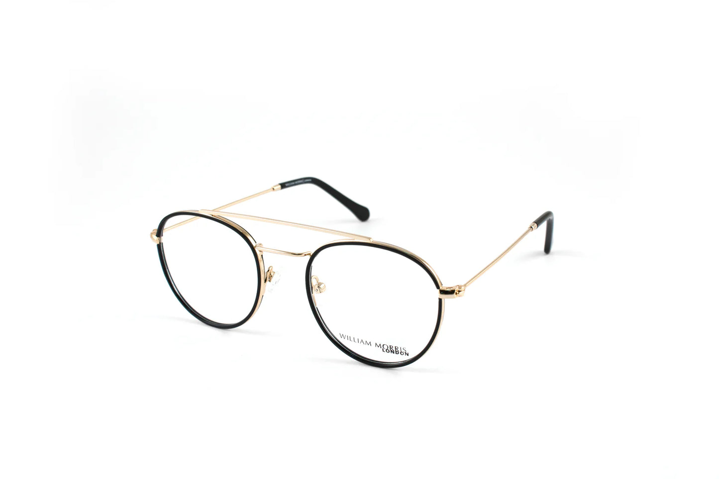 Black Stylish Transparent Full Rim Round Eyeglasses WM50098