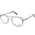 Black Transparent Full Frame Oval Eyeglasses WM50133
