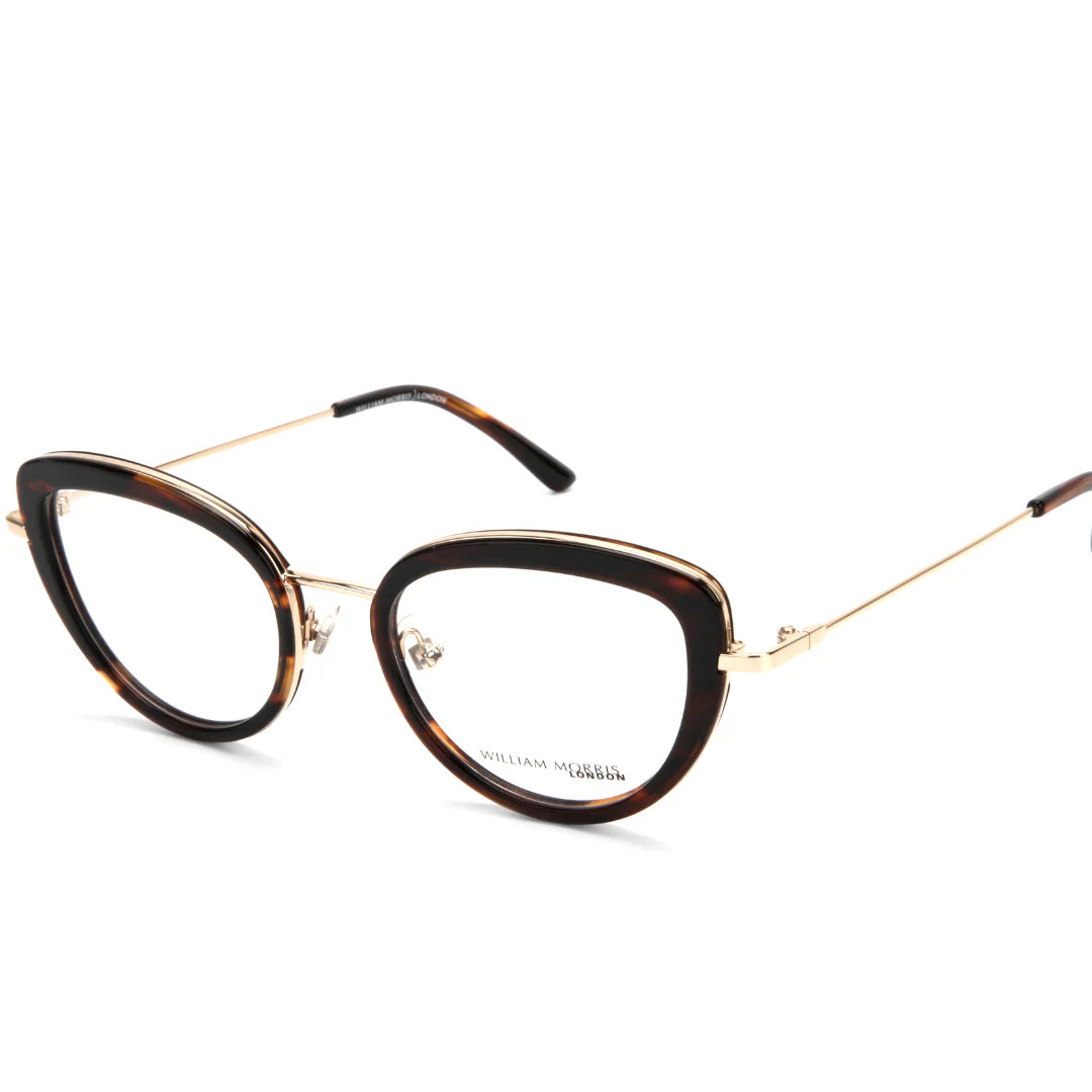 Black Transparent Full Frame Oval Eyeglasses WM50150