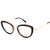 Black Transparent Full Frame Oval Eyeglasses WM50150