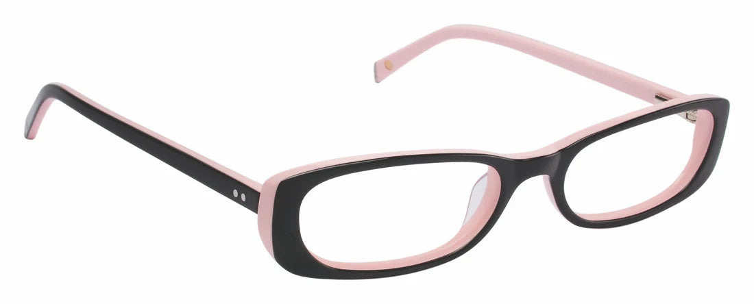 Black Transparent Full Rim Cat Eye Eyeglasses LL106