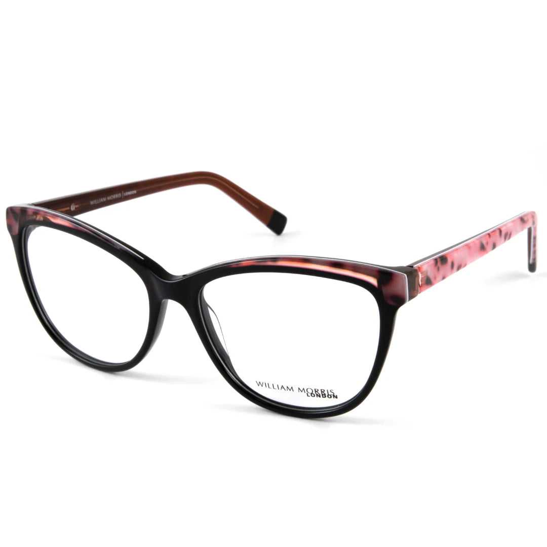 Black Transparent Full Rim Oval Eyeglasses WM50114