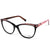 Black Transparent Full Rim Oval Eyeglasses WM50114