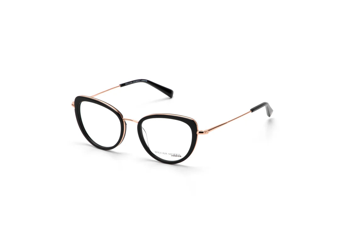 Black Transparent Full Rim Oval Eyeglasses WM50204