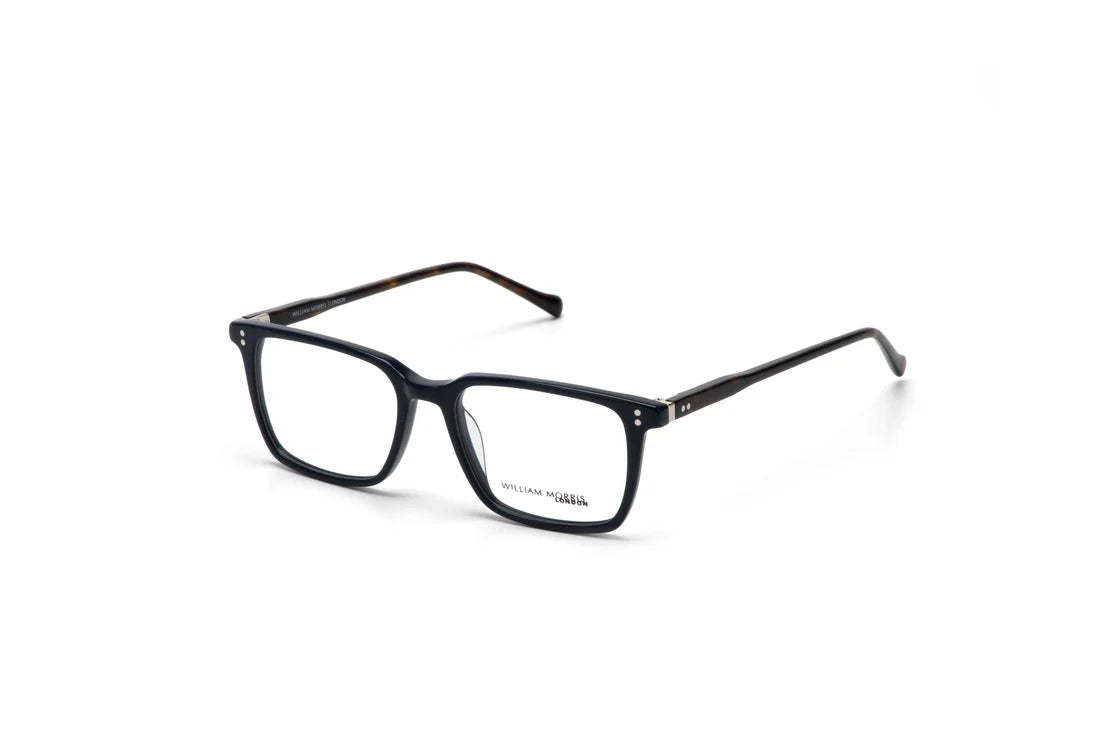 Black Transparent Full Rim Rectangle Eyeglasses WM50210