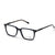 Black Transparent Full Rim Rectangle Eyeglasses WM50210
