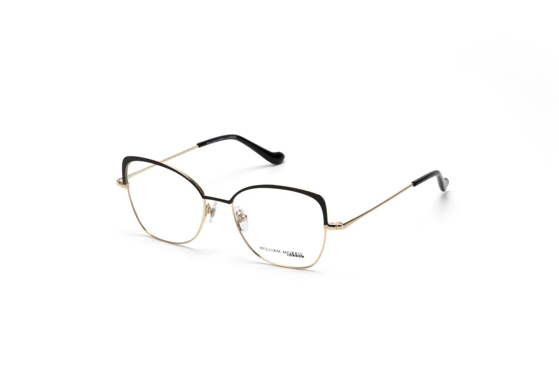 Black Transparent Full Rim Rectangle Eyeglasses WM50214