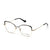 Black Transparent Full Rim Rectangle Eyeglasses WM50214