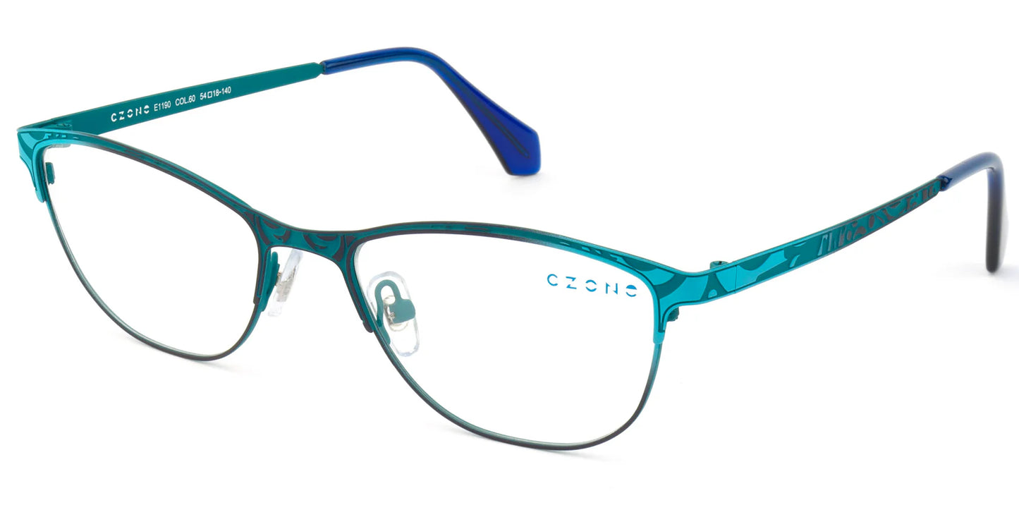 Blue Full Rim Cat Eye Eyeglasses E1190